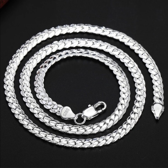 925 Sterling silver snake necklace - Picture 6 of 6
